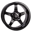 Black w/ Machined Spoke