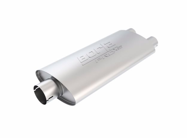 Picture of Universal Center/Dual Oval 3in In/2.25in Out 19in x 4in x 9.5in Notched ProXS Muffler