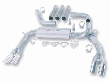 Show details for 84-92 Chevrolet Camaro / Pontiac Trans Am 5.0L/5.7L V8 3in Adj SS Cat-Back Exhaust w/ Adapters Picture of 84-92 Chevrolet Camaro / Pontiac Trans Am 5.0L/5.7L V8 3in Adj SS Cat-Back Exhaust w/ Adapters