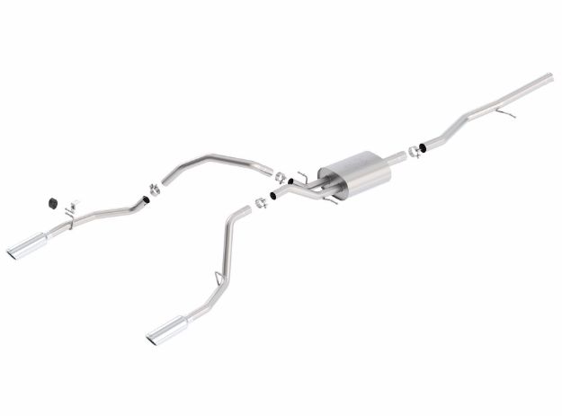 Picture of 14 Silv/Sierra 1500 5.3L AT/MT Crew Cab STD Bed ATAK Cat-Back Exhaust