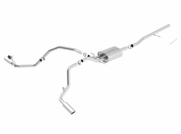 Picture of 14 Silv/Sierra C/B Exh S-Type 1500 5.3L V8 AT/MT 2&4WD Ext Cab Split Side Exit