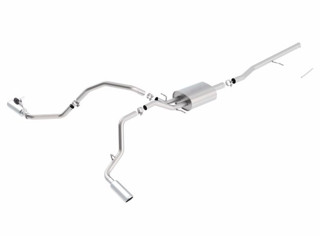 Picture of 14 Silv/Sierra C/B Exh S-Type 1500 5.3L V8 AT/MT 2&4WD Ext Cab Split Side Exit