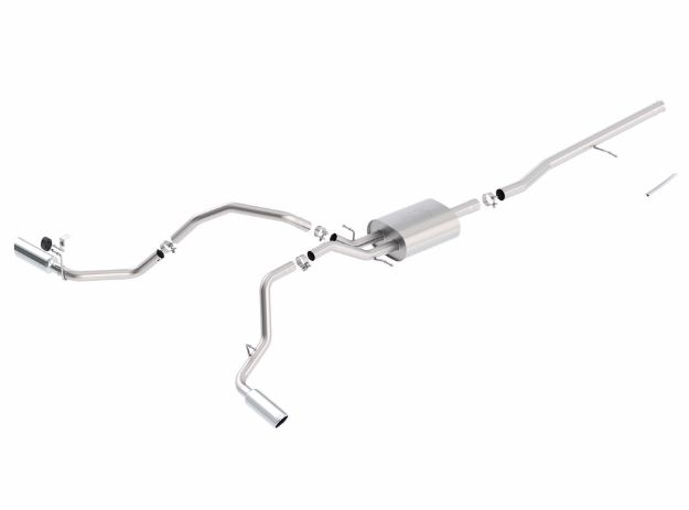 Picture of 14 Silv/Sierra C/B Exh ATAK 1500 5.3L V8 AT/MT 2&4WD Ext Cab Split Side Exit