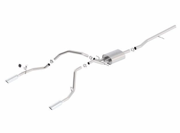 Picture of 14 Silv/Sierra 1500 C/B S-Type Exh/2.75in Into Dual 2.25in Out 4in Tip Split Rear Exit