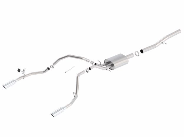 Picture of 14 Silv/Sierra 1500 EC Std/CC Short 143.5in WB S-Type Single Split Rear Exit Cat-Back Exhaust