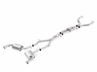 Picture of 16-17 Camaro SS 6.2L Cat Back Exhaust S-Type Single Split Rear Exit w/ Single Tips