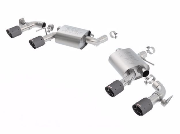 Picture of 2016-2017 Chevy Camaro V8 SS AT/MT ATAK Rear Section Exhaust with Dual Mode Valves