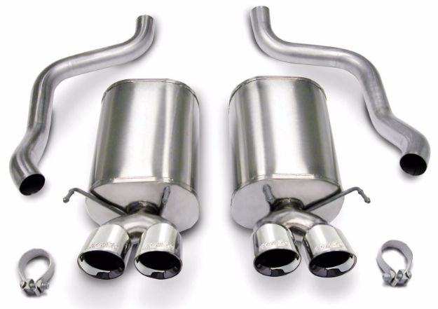 Picture of Corsa Exhaust Axle-Back For 2009-2013 Chevrolet Corvette C6  6.2L V8