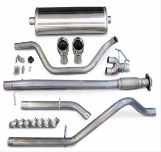 Picture of Corsa Exhaust Cat-Back For 2007-2008 GMC Sierra 1500 Extended Cab/Standard Bed 4.8L V8