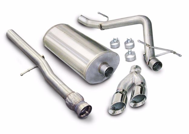 Picture of Corsa Exhaust Cat-Back For 2011-2013 GMC Sierra Denali 1500 Crew Cab/Short Bed 6.2L V8