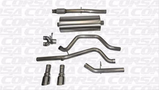Picture of Corsa Exhaust Cat-Back For 2014-2018 GMC Sierra 1500 Crew Cab/Short Bed 5.3L V8