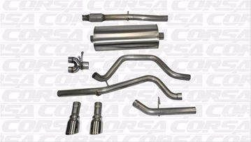 Show details for Corsa Exhaust Cat-Back For 2014-2018 GMC Sierra 1500 Crew Cab/Short Bed 5.3L V8 Picture of Corsa Exhaust Cat-Back For 2014-2018 GMC Sierra 1500 Crew Cab/Short Bed 5.3L V8