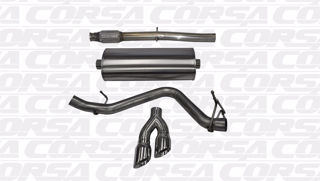 Picture of Corsa Exhaust Cat-Back For 2014-2018 GMC Sierra 1500 Crew Cab/Short Bed 5.3L V8