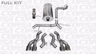 Picture of Corsa Exhaust Cat-Back For 2012-2014 Cadillac Escalade DUB  6.2L V8