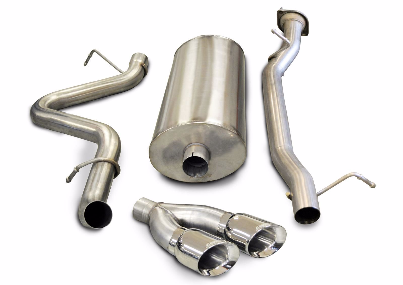 Corsa Exhaust Cat-Back For 2007-2010 GMC Sierra 2500 Extended Cab/Long