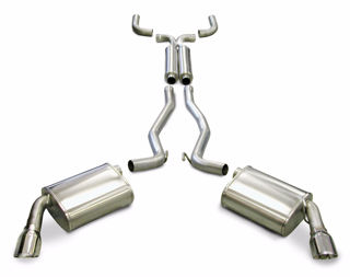Picture of Corsa Exhaust Cat-Back + X-Pipe For 2010-2015 Chevrolet Camaro SS Coupe 6.2L V8