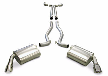 Show details for Corsa Exhaust Cat-Back + X-Pipe For 2010-2015 Chevrolet Camaro RS Coupe 3.6L V6 Picture of Corsa Exhaust Cat-Back + X-Pipe For 2010-2015 Chevrolet Camaro RS Coupe 3.6L V6