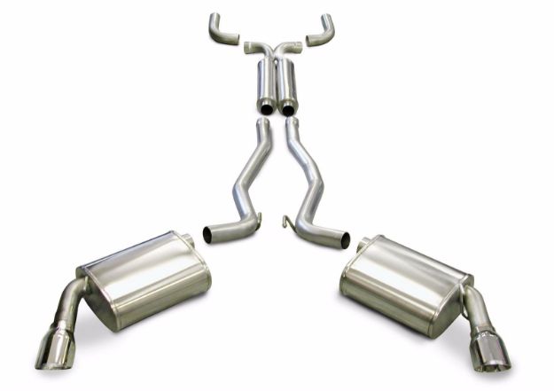 Picture of Corsa Exhaust Cat-Back + X-Pipe For 2010-2013 Chevrolet Camaro SS Coupe 6.2L V8