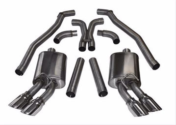 Show details for Corsa Exhaust Cat-Back + X-Pipe For 2012-2015 Chevrolet Camaro ZL1 Coupe 6.2L V8 Picture of Corsa Exhaust Cat-Back + X-Pipe For 2012-2015 Chevrolet Camaro ZL1 Coupe 6.2L V8