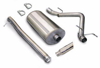 Picture of Corsa Exhaust Cat-Back For 2007-2008 GMC Sierra 1500 Regular Cab/Standard Bed 4.8L V8