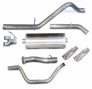 Picture of Corsa Exhaust Cat-Back For 2010-2010 GMC Sierra 1500 Extended Cab/Standard Bed 6.2L V8