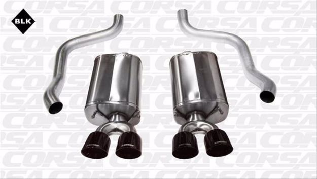 Picture of Corsa Exhaust Axle-Back For 2005-2008 Chevrolet Corvette C6  6.0L V8