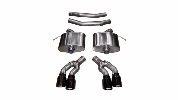 Picture of Corsa Exhaust Axle-Back For 2016-2017 Cadillac CTS V Sedan 6.2L V8