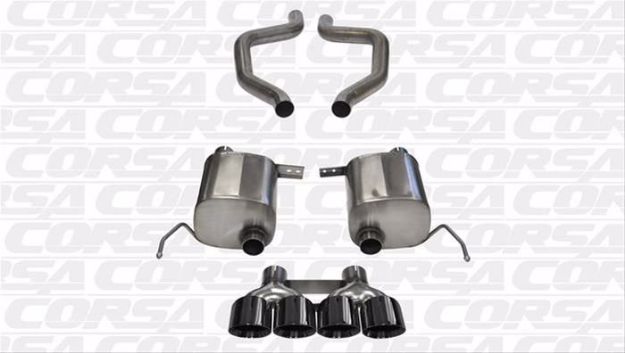 Picture of Corsa Exhaust Axle-Back For 2017-2018 Chevrolet Corvette C7 Grand Sport 6.2L V8