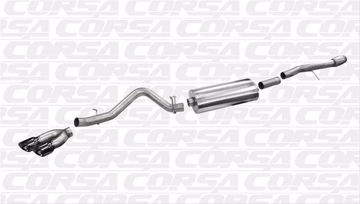 Show details for Corsa Exhaust Cat-Back For 2014-2018 GMC Sierra 1500 Crew Cab/Short Bed 6.2L V8 Picture of Corsa Exhaust Cat-Back For 2014-2018 GMC Sierra 1500 Crew Cab/Short Bed 6.2L V8