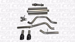 Picture of Corsa Exhaust Cat-Back For 2014-2018 GMC Sierra 1500 Regular Cab/Standard Bed 5.3L V8
