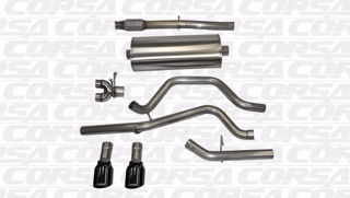 Picture of Corsa Exhaust Cat-Back For 2014-2018 GMC Sierra 1500 Crew Cab/Short Bed 5.3L V8