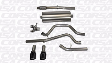 Show details for Corsa Exhaust Cat-Back For 2014-2018 GMC Sierra 1500 Crew Cab/Standard Bed 5.3L V8 Picture of Corsa Exhaust Cat-Back For 2014-2018 GMC Sierra 1500 Crew Cab/Standard Bed 5.3L V8