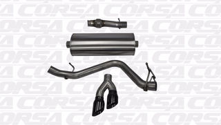 Picture of Corsa Exhaust Cat-Back For 2014-2018 GMC Sierra 1500 Regular Cab/Standard Bed 5.3L V8