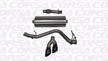 Show details for Corsa Exhaust Cat-Back For 2014-2018 GMC Sierra 1500 Regular Cab/Standard Bed 5.3L V8 Picture of Corsa Exhaust Cat-Back For 2014-2018 GMC Sierra 1500 Regular Cab/Standard Bed 5.3L V8