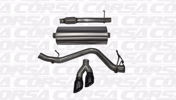Show details for Corsa Exhaust Cat-Back For 2014-2018 GMC Sierra 1500 Regular Cab/Long Bed 5.3L V8 Picture of Corsa Exhaust Cat-Back For 2014-2018 GMC Sierra 1500 Regular Cab/Long Bed 5.3L V8