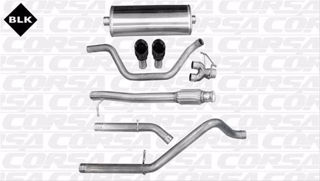 Picture of Corsa Exhaust Cat-Back For 2009-2013 GMC Sierra 1500 Regular Cab/Standard Bed 4.8L V8