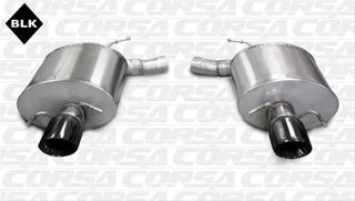 Picture of Corsa Exhaust Axle-Back For 2009-2014 Cadillac CTS V Sedan 6.2L V8