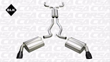 Show details for Corsa Exhaust Cat-Back + X-Pipe For 2010-2015 Chevrolet Camaro RS Coupe 3.6L V6 Picture of Corsa Exhaust Cat-Back + X-Pipe For 2010-2015 Chevrolet Camaro RS Coupe 3.6L V6