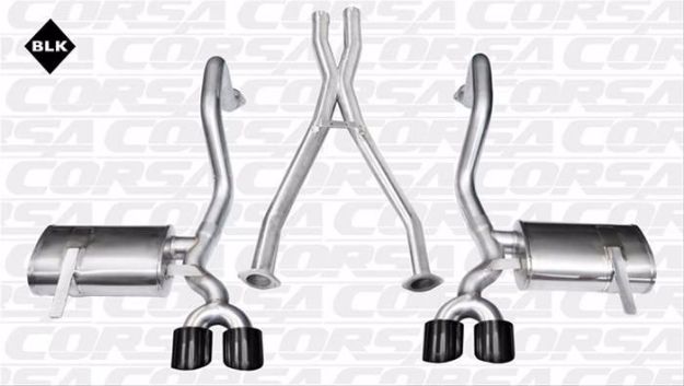 Picture of Corsa Exhaust Cat-Back + X-Pipe For 1997-2004 Chevrolet Corvette C5  5.7L V8