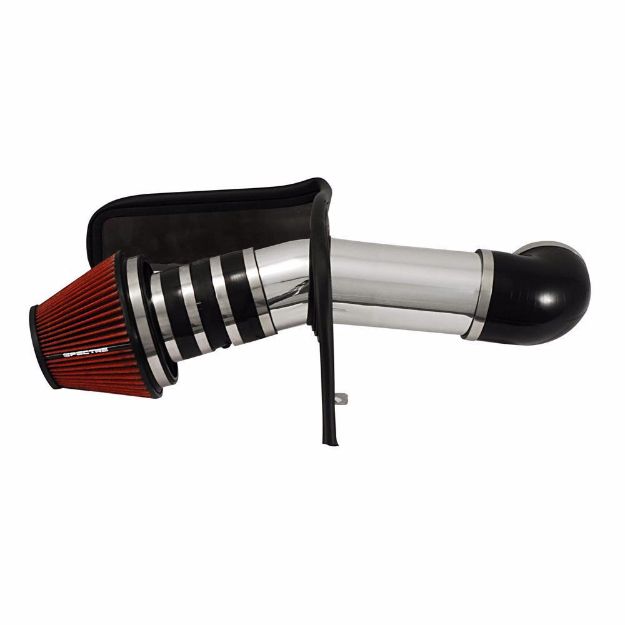 Picture of 06-07 Chevy Trailblazer V8-6.0L F/I Air Intake Kit - Polished w/Red Filter