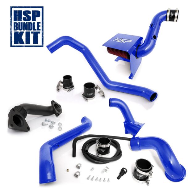 Picture of 2013-2016 Chevrolet / GMC Max Air Flow Bundle Candy Blue HSP Diesel