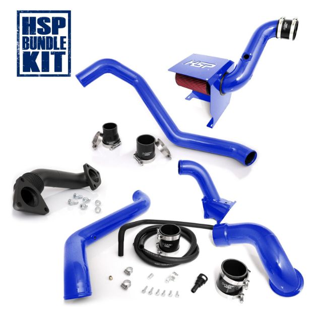 Picture of 2011-2012 Chevrolet / GMC Max Air Flow Bundle Candy Blue HSP Diesel
