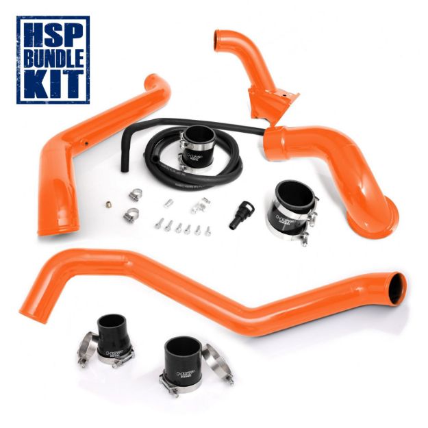 Picture of 2011-2016 Chevrolet / GMC Intercooler Charge Pipe Bundle Orange HSP Diesel