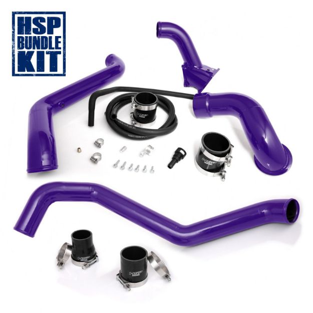Picture of 2011-2016 Chevrolet / GMC Intercooler Charge Pipe Bundle Candy Purple HSP Diesel