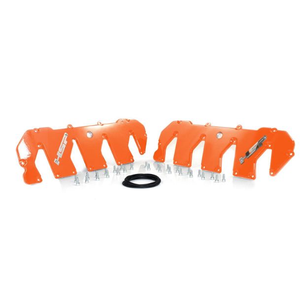 Picture of 2011-2016 Chevrolet / GMC Billet Valve Covers Orange HSP Diesel