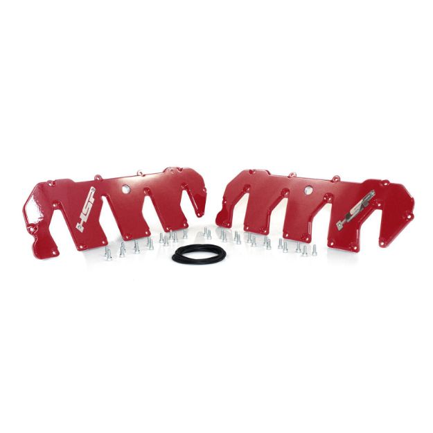Picture of 2011-2016 Chevrolet / GMC Billet Valve Covers Candy Red HSP Diesel