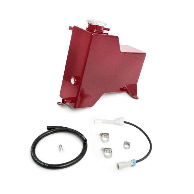 Picture of 2015-2016 Chevrolet / GMC Factory Replacement Coolant Tank Candy Red HSP Diesel