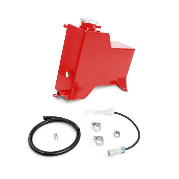Picture of 2015-2016 Chevrolet / GMC Factory Replacement Coolant Tank Blood Red HSP Diesel