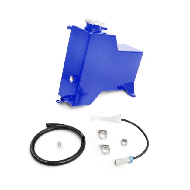 Picture of 2011-2014 Chevrolet / GMC Factory Replacement Coolant Tank Candy Blue HSP Diesel