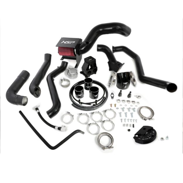 Picture of 2011-2012 Chevrolet / GMC S400 Single Install Kit No Turbo Satin Black HSP Diesel